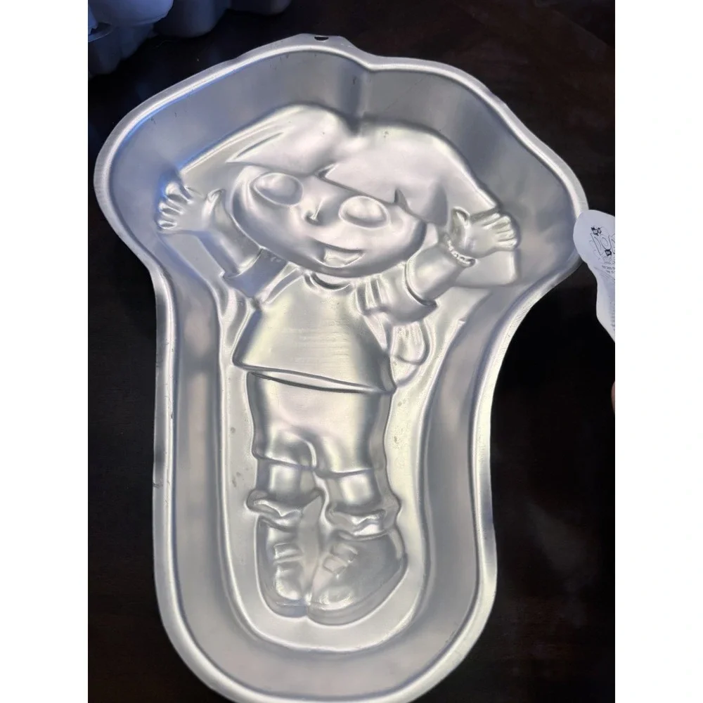 Vintage Wilton Dora The Explorer Cake Pan Mold 2105-6300 insert